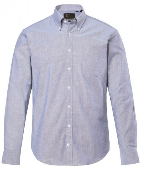 JP1880 Oxford Shirt Long Sleeve Denim Blue - Chemises - Chemises Grandes Tailles Hommes