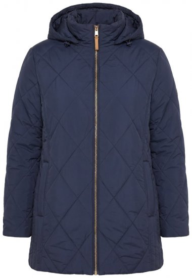 Ulla Popken 841360 Veste matelassée Bleu marine - Vestes - Vestes grande taille pour femme