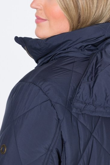 Ulla Popken 841360 Veste matelassée Bleu marine - Vestes - Vestes grande taille pour femme