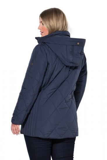 Ulla Popken 841360 Veste matelassée Bleu marine - Vestes - Vestes grande taille pour femme