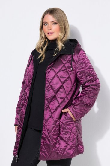 Ulla Popken 841398 Manteau Noir - Manteaux - Manteaux grande taille pour femme