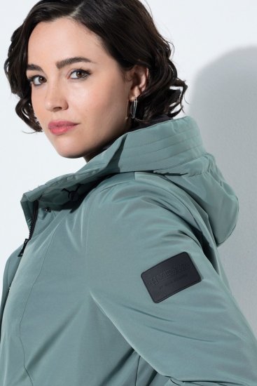 Ulla Popken 842008 Manteau technique Vert - Manteaux - Manteaux grande taille pour femme
