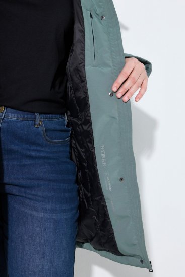Ulla Popken 842008 Manteau technique Vert - Manteaux - Manteaux grande taille pour femme