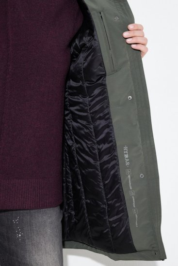 Ulla Popken 842008 Manteau technique Vert - Manteaux - Manteaux grande taille pour femme