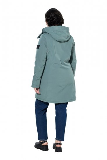 Ulla Popken 842008 Manteau technique Vert - Manteaux - Manteaux grande taille pour femme