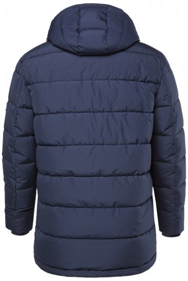 Men+ 426 Parka à capuche Bleu marine - Vestes - Vestes homme grandes tailles
