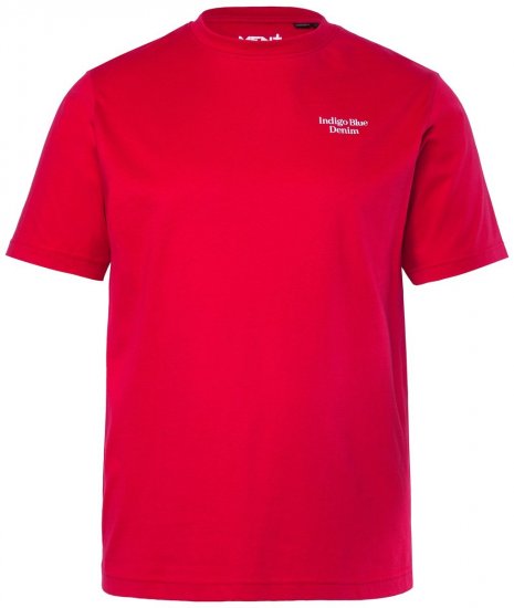 Men+ 500 T-shirt Indigo Blue Denim Rouge foncé - T-shirts - T-shirts Homme Grande Taille