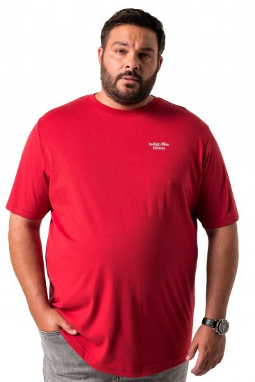 Men+ 500 T-shirt Indigo Blue Denim Rouge foncé - T-shirts - T-shirts Homme Grande Taille