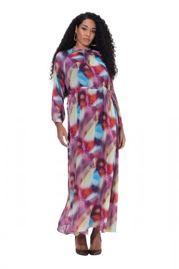 Ulla Popken 842719 Robe de soirée Noir - Robes de soirée - Robes de soirée en grandes tailles