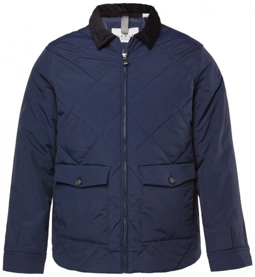 JP1880 842790 Blouson bomber matelassé en matière recyclée Bleu marine - Vestes - Vestes homme grandes tailles