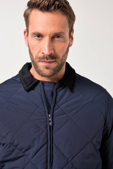 JP1880 842790 Blouson bomber matelassé en matière recyclée Bleu marine - Vestes - Vestes homme grandes tailles
