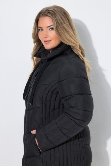 Ulla Popken 842877 Veste technique Noir - Vestes - Vestes grande taille pour femme