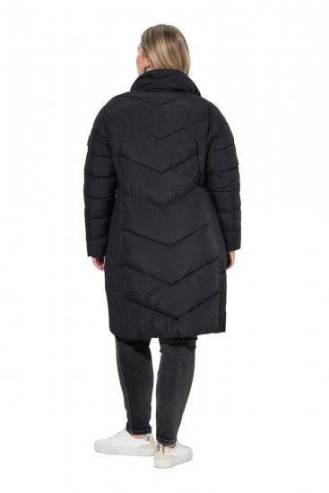 Ulla Popken 842877 Veste technique Noir - Vestes - Vestes grande taille pour femme