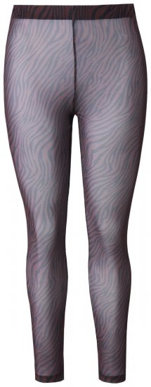 Ulla Popken 842879 Legging collant à imprimé animal Marron foncé - Collants & chaussettes - 