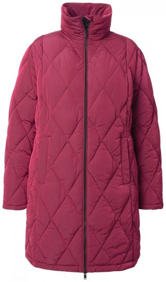 Ulla Popken 842937 Veste matelassée Rouge - Vestes - Vestes grande taille pour femme