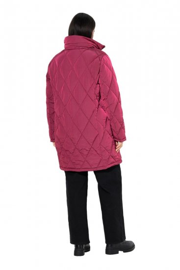 Ulla Popken 842937 Veste matelassée Rouge - Vestes - Vestes grande taille pour femme