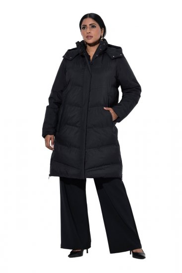 Ulla Popken SYMPATEX Triple Function Coat Black - Manteaux - Manteaux grande taille pour femme
