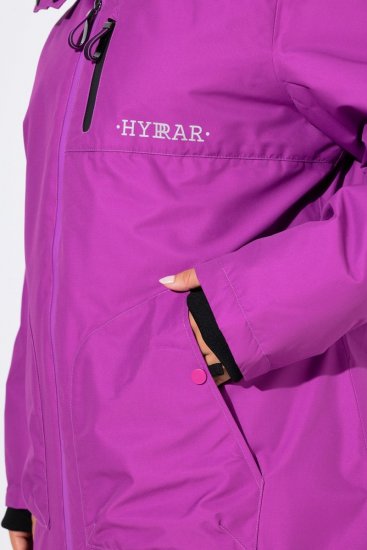 Ulla Popken 843542 Manteau technique Lilas - Manteaux - Manteaux grande taille pour femme