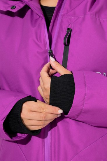 Ulla Popken 843542 Manteau technique Lilas - Manteaux - Manteaux grande taille pour femme