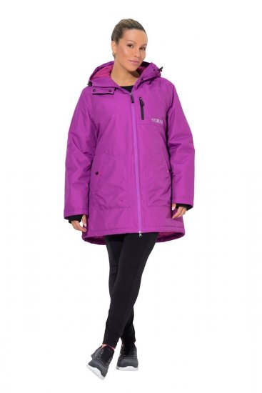 Ulla Popken 843542 Manteau technique Lilas - Manteaux - Manteaux grande taille pour femme
