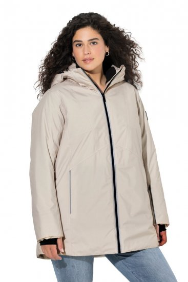 Ulla Popken 844034 Veste technique Champagne - Vestes - Vestes grande taille pour femme