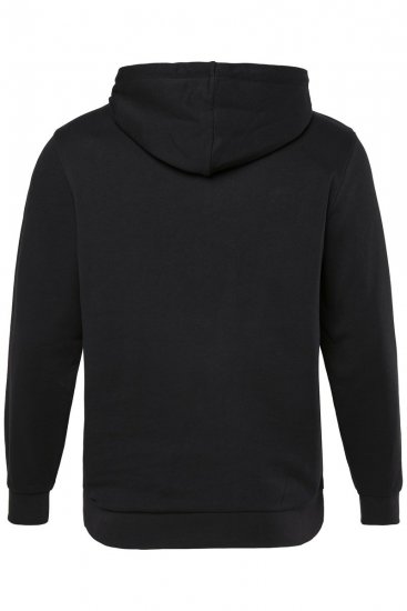 Men+ 305 Veste sweat à capuche Soho LDN Noir - Sweatshirts & hoodies - Sweatshirts/Hoodies grande taille homme