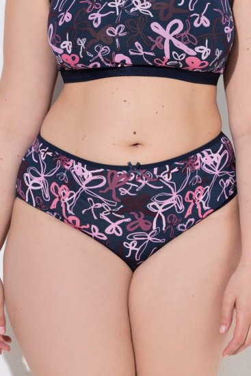 Ulla Popken 844495 Culottes lot de 5 Prune - Culottes - 