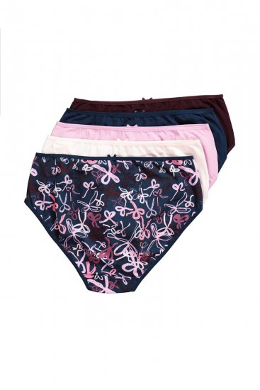 Ulla Popken 844495 Culottes lot de 5 Prune - Culottes - 