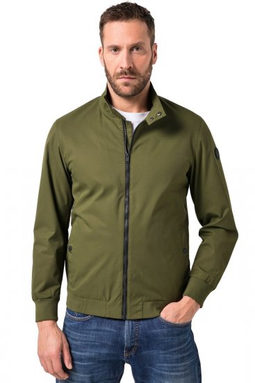 JP1880 844652 Blouson bomber à boutons-pression Kaki - Vestes - Vestes homme grandes tailles