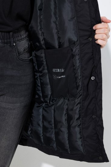 Ulla Popken 845111 Parka Noir - Manteaux - Manteaux grande taille pour femme