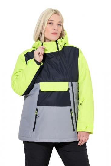 Ulla Popken 845115 Manteau technique Gris - Manteaux - Manteaux grande taille pour femme