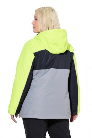 Ulla Popken 845115 Manteau technique Gris - Manteaux - Manteaux grande taille pour femme