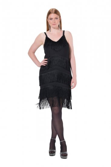 Ulla Popken 845152 Robe sans manches Noir - Robes de soirée - Robes de soirée en grandes tailles