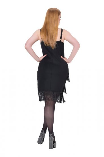 Ulla Popken 845152 Robe sans manches Noir - Robes de soirée - Robes de soirée en grandes tailles