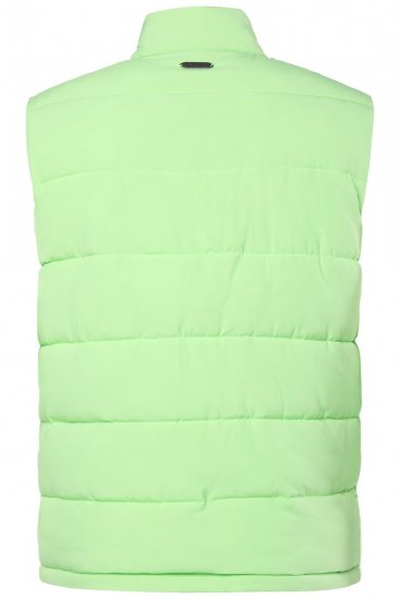 JP1880 845455 Gilet stretch matelassé Vert pistache - Vestes - Vestes homme grandes tailles