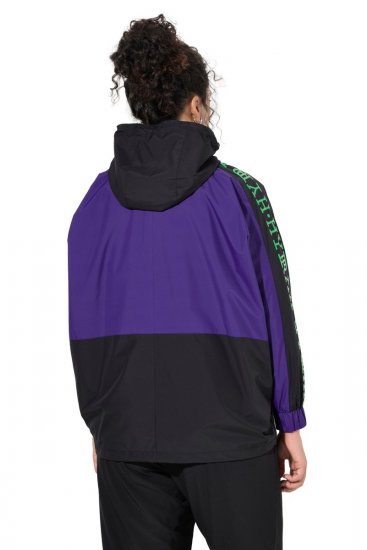 Ulla Popken 845648 Coupe-vent à manches chauve-souris Lilas - Vestes - Vestes grande taille pour femme