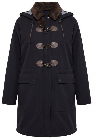 Ulla Popken 846278 Manteau softshell Noir - Manteaux - Manteaux grande taille pour femme
