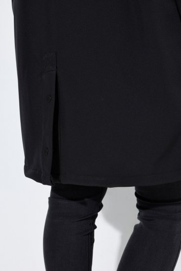 Ulla Popken 846278 Manteau softshell Noir - Manteaux - Manteaux grande taille pour femme