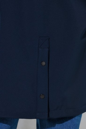 Ulla Popken 846278 Manteau softshell Bleu marine - Manteaux - Manteaux grande taille pour femme