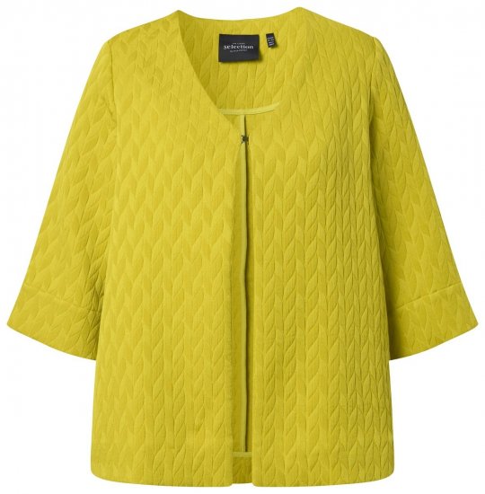 Ulla Popken 846339 Veste Vert olive - Vestes - Vestes grande taille pour femme