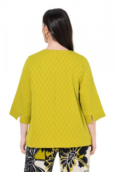 Ulla Popken 846339 Veste Vert olive - Vestes - Vestes grande taille pour femme