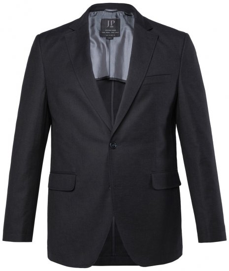 JP1880 Korsika Blazer aspect lin Noir - Costumes - Costumes grandes tailles 