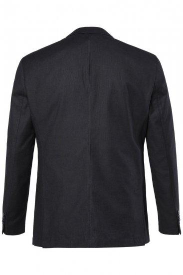 JP1880 Korsika Blazer aspect lin Noir - Costumes - Costumes grandes tailles 