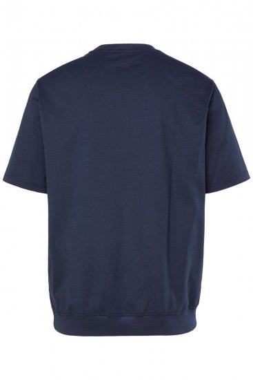 JP1880 846657 T-shirt bellyfit à badges Bleu marine TALL - TALL T-shirts - T-Shirts Longueur Extra pour Grands Hommes