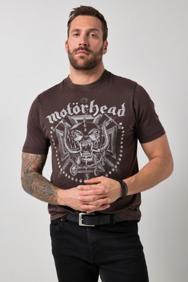 JP1880 Motörhead Soft Jersey Vintage T-Shirt Brown - T-shirts de groupes - T-shirts de groupes de musique
