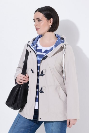 Ulla Popken 846853 Veste softshell Champagne - Vestes - Vestes grande taille pour femme