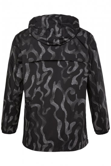 Jay-Pi 847852 Veste outdoor ultra-légère à imprimé réfléchissant Noir - Vestes - Vestes homme grandes tailles