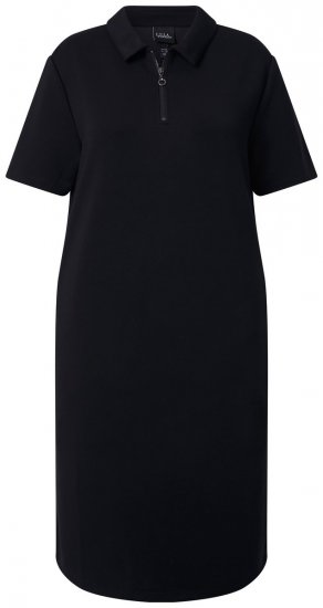 Ulla Popken 848105 Robe sweat Noir - Robes - Des robes dans toutes les tailles