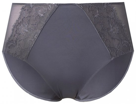Ulla Popken 848693 Culottes en dentelle Anthracite - Culottes - 