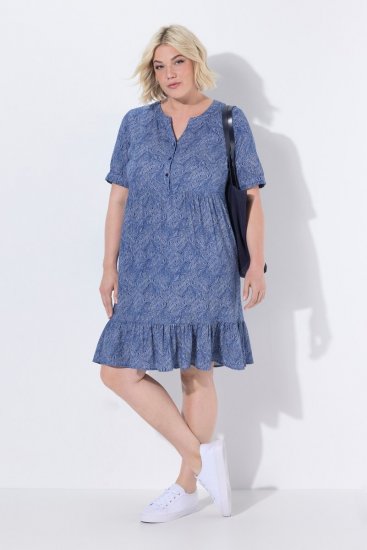 Ulla Popken 848724 Robe imprimée Multicolore - Robes - Des robes dans toutes les tailles
